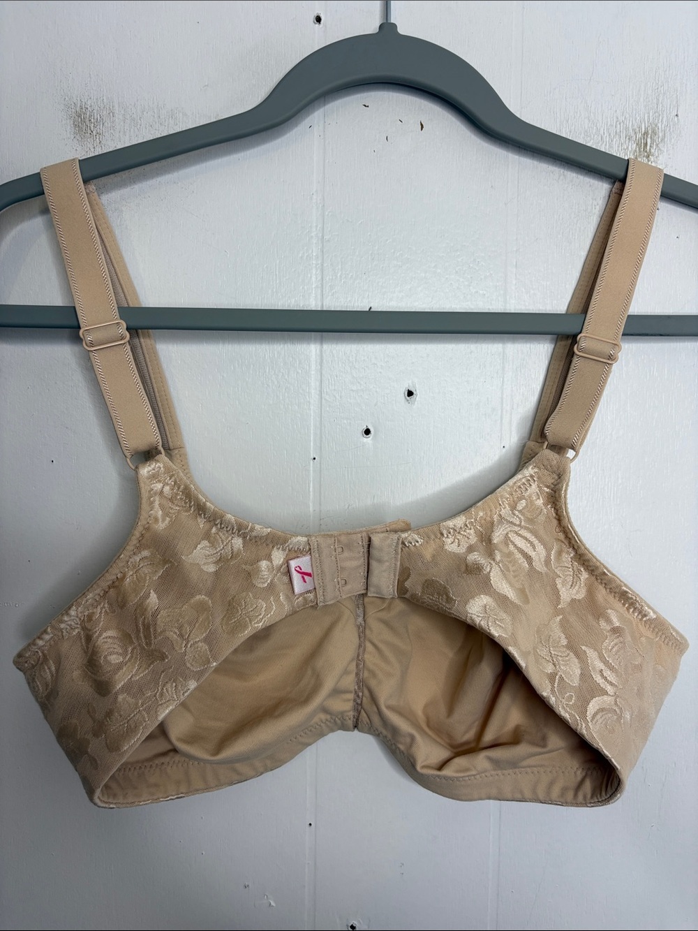 Wacoal Bra Womens 38C Awareness Full Figure Lace Seamless Wire Sand Beige - Picture 2 of 9
